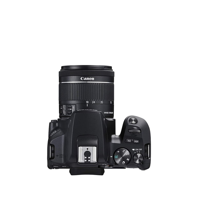 Canon EOS 250D (Rebel SL3) DSLR Camera with 18-55mm f/4-5.6 IS STM Zoom  Lens & Bundle: SanDisk Ultra 64GB Memory Card, Water Resistant Backpack,  Digital Slave Flash, Lightweight 50 Tripod & More 