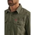thumbnail image 4 of Wrangler® Men's Relaxed Fit Short Sleeve Twill Shirt, Sizes S-5XL, 4 of 5