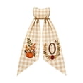 thumbnail image 2 of Thanksgiving Wreath Sash Pumpkin Decor with Letter O, Soft Fall Ribbon for Wreaths, Pumpkins Fall Wreath Sash for Front Door, 2 of 6