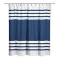 thumbnail image 2 of Creative Products Navy Farmhouse Stripe 71x74 Shower Curtain, 2 of 2