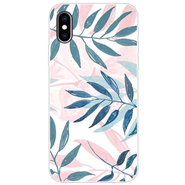Funda de silicona blanda pintada para iphone, carcasa trasera de TPU, a prueba de golpes, para x, xs, max, xr Fivean unisex