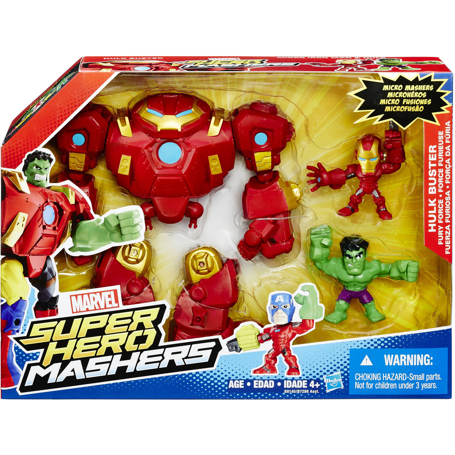 Marvel Super Hero Mashers Hulkbuster Fury Force Figure Set - image 2 of 2