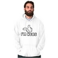 thumbnail image 3 of His Hers Matching Couples Cartoon Men's Big & Tall Graphic Hoodie Brisco Brands 2X, 3 of 5