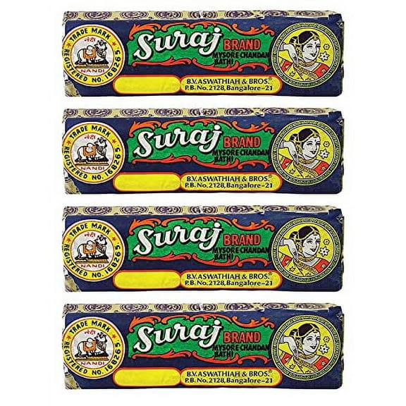Suraj Sandalwood Incense - Mysore Chandan Bathi - Traditional Packaging