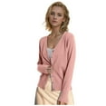 thumbnail image 1 of Cardigan Tricoté pour Femmes Automne Hiver Manteau Grande Taille Ouvert, 1 of 4