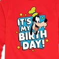 thumbnail image 3 of Mickey & Friends - Goofy It's My Birthday - Youth Long Sleeve Graphic T-Shirt, 3 of 5