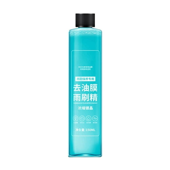 150Ml Car Glass Degreaser Windshield Wiper Fluid Strong Degreaser Oil Film Remover Concentrated Solution For Auto Care 1Pc 0.38 Lb