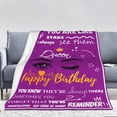 thumbnail image 2 of Yibo Inspirational Healing Blankets Gift Blanket Flannel Soft and Comfortable Anti-static Bed Sofa Blanket, 2 of 6