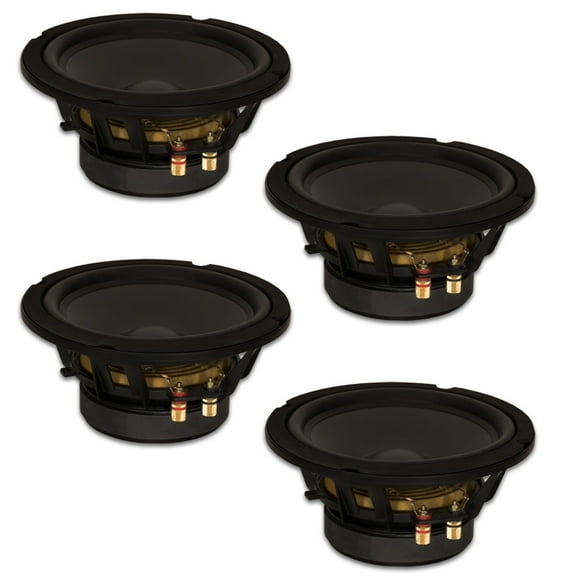 4 Goldwood Sound GW-8PC-8 Heavy Duty 8ohm 8" Woofers 330 Watts each Replacement Speakers