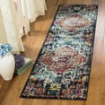 thumbnail image 2 of SAFAVIEH Monaco Keiran Oriental Runner Rug, Blue/Fuchsia, 2'2" x 14', 2 of 8