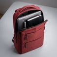 thumbnail image 5 of Men Business Laptop Backpack Travel Work Bag Multi Compartment External Charging Port Water Resistant Daily Commute Computer Bag, 5 of 6