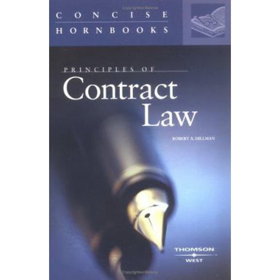 Pre-Owned Principles Of Contract Law (Hornbook Series) (Paperback) 0314143653 9780314143655
