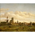 thumbnail image 2 of Daniel Vosmaer 24x20 Gold Ornate Framed and Double Matted Museum Art Print Titled - View of Den Briel (1658-1660), 2 of 4