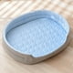 thumbnail image 5 of Cubrecolchón refrescante para perros y gatos | Cama blanda y antideslizante extraíble para perros pequeños y gatitos | Alfombrilla de soporte para juntas ligera y transpirable | 50x38x7cm | Azul, 5 of 8
