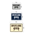 thumbnail image 5 of Classic Framed Employee Lounge Sign (Brushed Gold) - Small, 5 of 5