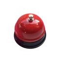 thumbnail image 3 of Hotel Counter Desk Bell Ring Metal Reception Restaurant Kitchen Bar Service Call/Restaurant Food Delivery Bell Creative Bar Counter Meal Bell Summons Bell Red, 3 of 3