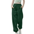thumbnail image 3 of Toddler Sweatpant Green Toddler Sweatpants Drawstring Jogger Sweatpants With Pockets Boys Solid Pants Little Girls Clothes 7-8 Years, 3 of 6