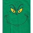 thumbnail image 3 of Dr. Seuss - Grinch Face - Toddler And Youth Short Sleeve Graphic T-Shirt, 3 of 5