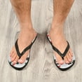 thumbnail image 6 of Unisex Comfort Flip Flops Summer Thong Sandals Non Slip Soles Flip Flop for Beach, Pool, and Daily Wear Christmas-themed Dog S, 6 of 8