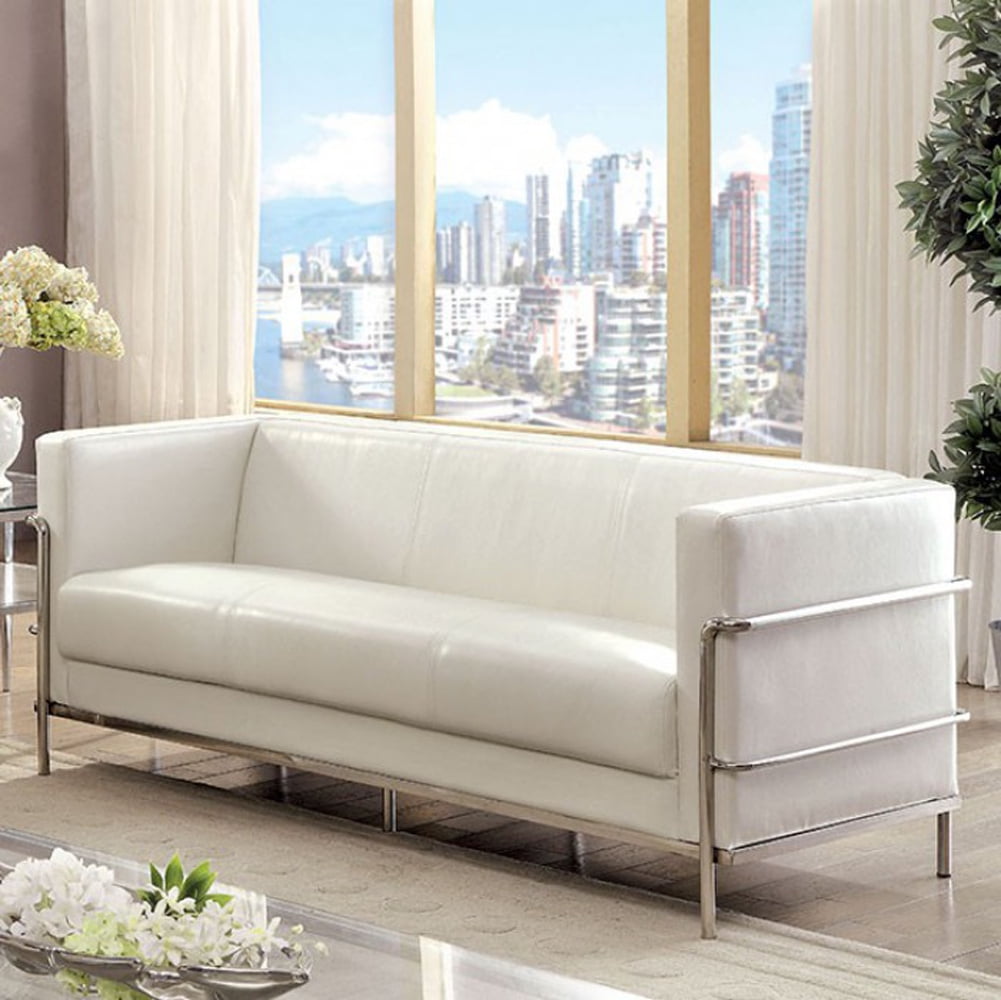 Contemporary Sofa In White