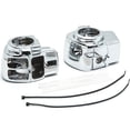 thumbnail image 1 of Krator Chrome Handlebar Switch Cover Kit Compatible with Harley Davidson Electra Glide Street Glide Road Glide FLHT FLHX (1996-2012) (WITHOUT Cruise Control), 1 of 1