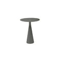 thumbnail image 6 of Medieval Style Side Table - Grey Aluminum Outdoor Patio Table - Indoor Accent Table - Medium Size, 6 of 6