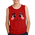 thumbnail image 3 of LIBRCLO Kids Tank Tops for Boys Size 10 Years Round Neck Soft Thin Undershirts Quick Dry Summer Beach Tops Fashion Prints Sleeveless T Shirts Red, 3 of 6