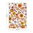 thumbnail image 3 of Autumn Harvest Kitchen Towels Set of 2 - Cozy Maple & Pumpkin Print, Absorbent Cotton Tea Towels, 3 of 3