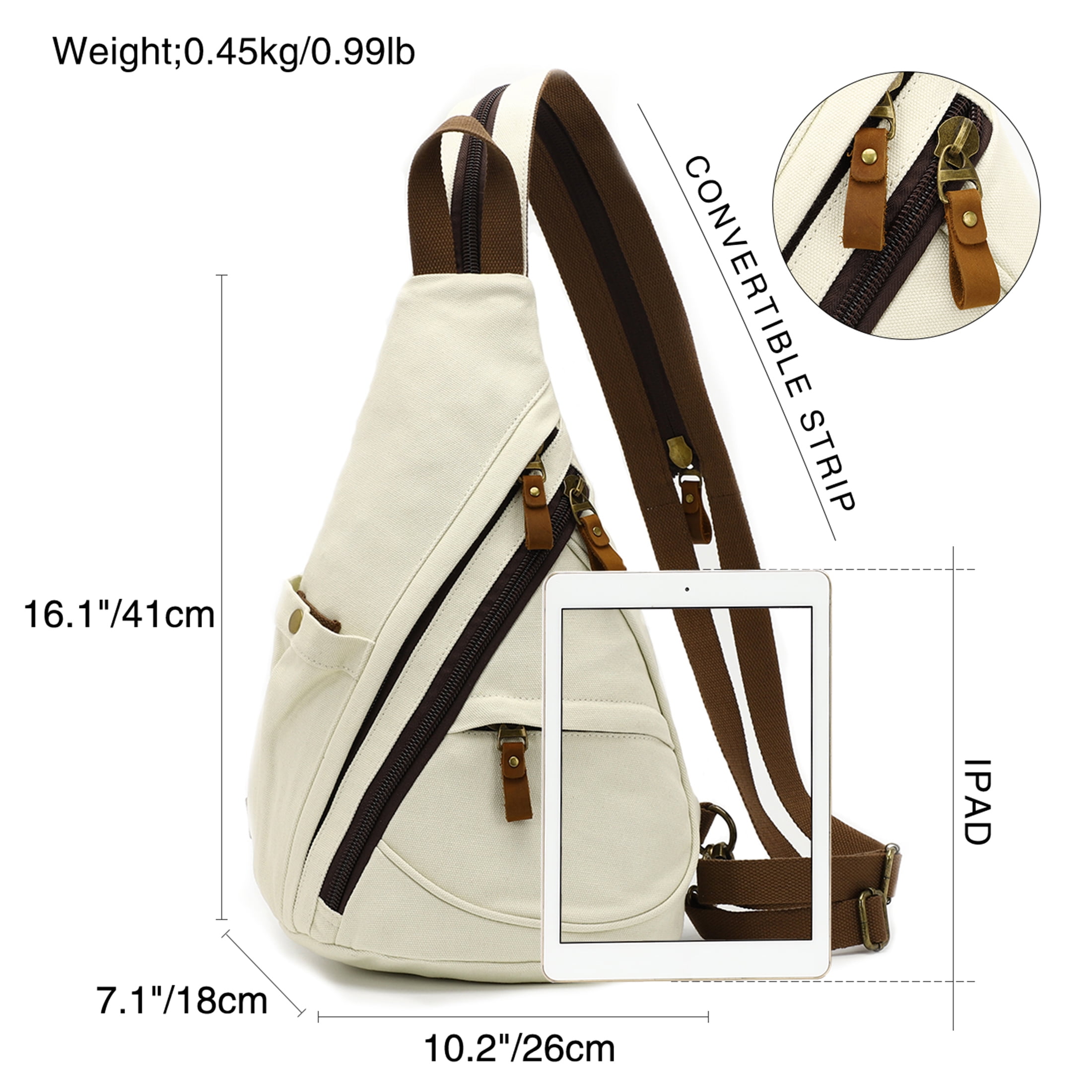 New Men's Crossbody Sling Bag Casual Fashion Daily Commuting Men's Shoulder  Bag