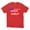 Red, variant on Kennedy Johnson 1960 T-Shirt USA Flag Vote John F Kennedy Printed Unisex Shirt