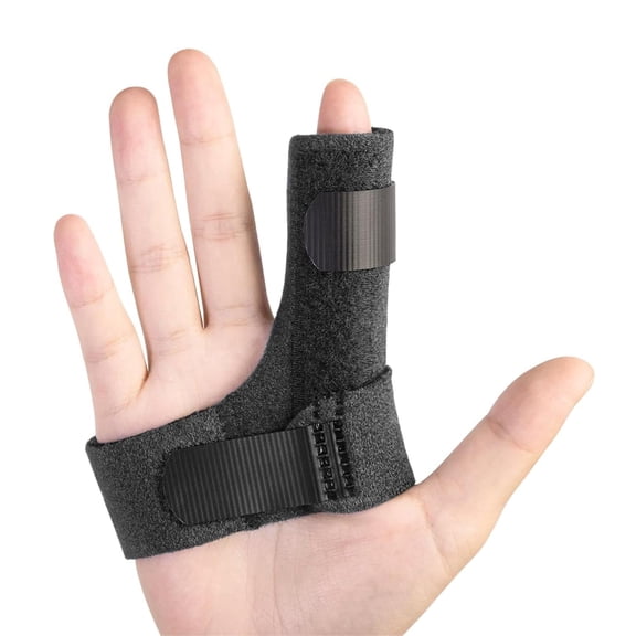 Comfortable Trigger Finger Support Brace, Lightweight Finger Splint for Day & Night Use, Pain Relief for Arthritis Tendonitis Mallet Finger, Stabilizer for Broken & Dislocated Knuckle Immobilizer Wra