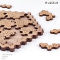 thumbnail image 2 of Irregular Decompression Puzzle Wooden Toys Wooden Jigsaw Puzzle Gift for Birthday or Holiday, 2 of 10