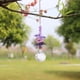 thumbnail image 5 of Crystal Windchimes Interior Corogadas Viento Al Aire Libre Del Patio Jardín () Púrpura, 5 of 8