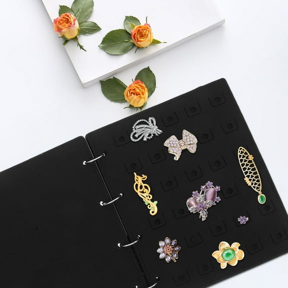 Raindrops Pin Book Portable Pin Trading Book Felt Pin Display Portfolio For Enamel Pins And Brooches