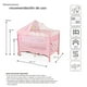 thumbnail image 5 of Cuna Corral Plegable con Cambiador y Dos Niveles D´Bebe - Rosa, 5 of 7
