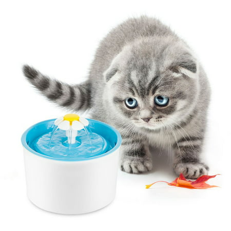 Supersellers Pet Automatic Water Dispenser Pet Cats Drinking Water Feeder 1.6L Electric Flower Fountain for Cats Bird