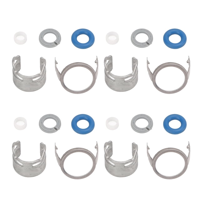 Oubit Fuel Injection O Ring,Fuel Injector Retaining Bracket Fuel Injector Service Repair Kit Automotive Replacement Fuel Injector Seal Kit Highly Recommended