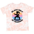 thumbnail image 3 of Inktastic Girls Karate Black Belt in Training Girls Toddler T-Shirt, 3 of 5