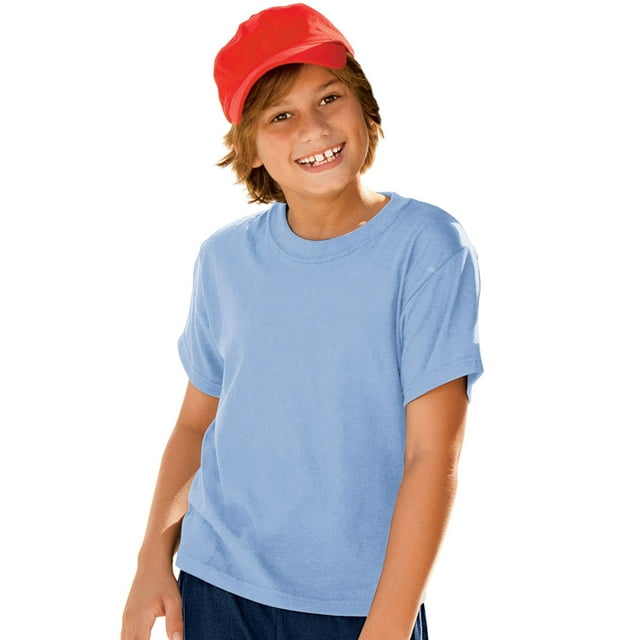 Hanes Garçon ComfortBlend EcoSmart Col Rond, TP, Bleu Pâle