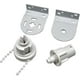 thumbnail image 1 of Kit de reparación para persianas enrollables, completo con mecanismo de 32 mm, cadena y soporte metálico, carga máxima 5 kg (Ternel s20), 1 of 5