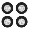 thumbnail image 2 of 4 neumáticos de goma delanteros traseros de 55 mm con llanta de metal de 5 radios para coche Axial SCX24 1/24 RC, 2 of 8
