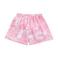 thumbnail image 2 of Pink Women's Shorts, Women'S Trendy Gingham & Checkered Shorts – Pure Cotton Breathable And Stylish Sleepwear For Teens & Adults,Women's Shorts L, 2 of 9