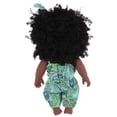 thumbnail image 4 of Muñeca Afroamericana Zulema Muñeca de Bebé Negra Con Ropa Y Traje de Diadema, 4 of 7