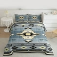 thumbnail image 2 of Castle Fairy Teens Bohemian Aztec 3 Pieces Queen Comforter Set,Exotic Style Ultra Soft Bedding Sets,Hippie Tribal Bedding Comforter Set Breathable,Ultra Soft Home Decor,Reversible, 2 of 8