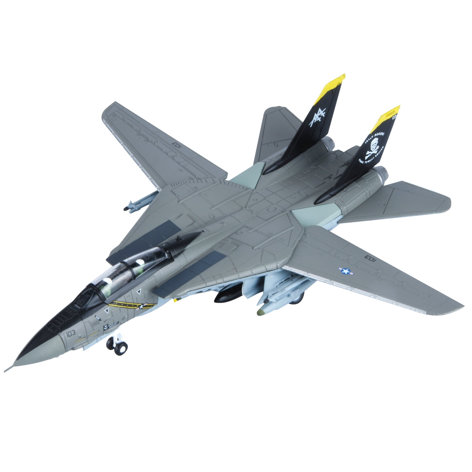 Display Toy F-14 Tomcat US Composite Model Exquisite Aviation Collectible for Enthusiasts