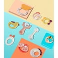thumbnail image 4 of 10 Pieces Small Animal Rattle Mixing Color Teething Ring Baby Set from 0 3 6 9 12 Months High Cute Modeling Baby Toy, 4 of 4
