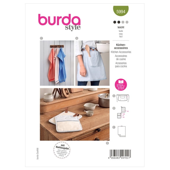 Burda Style Sewing Pattern 5994 - Kitchen AccessorieS