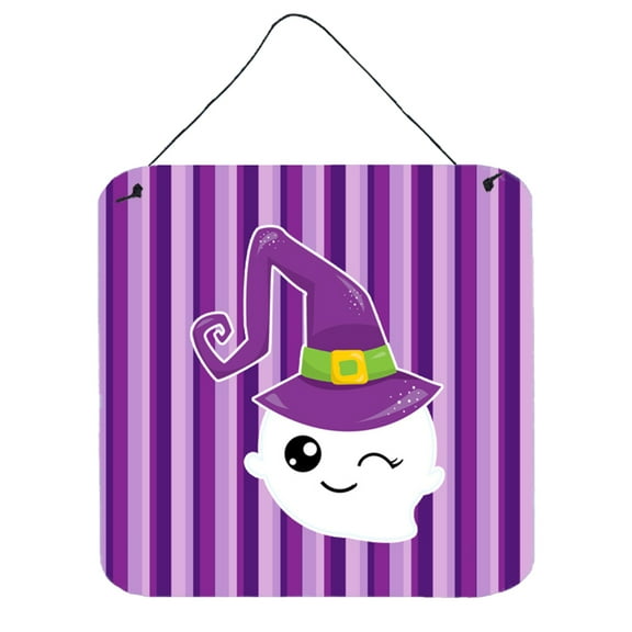 Halloween Ghost Witch Wall or Door Hanging Prints
