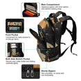 thumbnail image 5 of FORMRS Unisex Backpack Elementary School Travel Bookbag with Reflective Stripes, Retro Halloween Cat, 5 of 7
