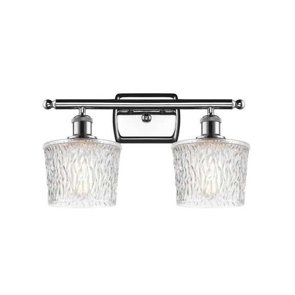 Innovations 516-2W-PC-G402-LED Niagra 2 Light Bath Vanity Light part of the Ballston Collection, Polished Chrome